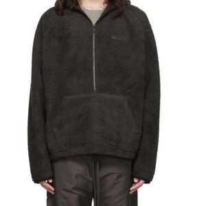 Fear of god brand new w/tag black polyester hoodie